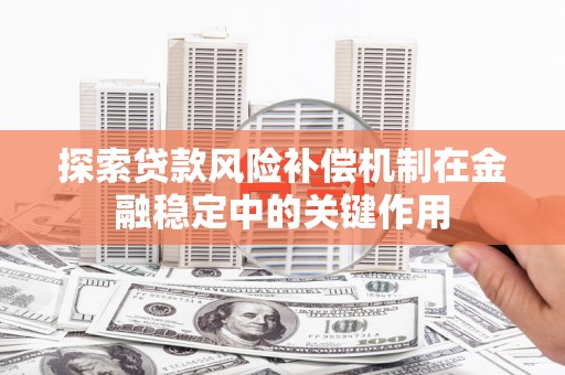 华蓥探索贷款风险补偿机制在金融稳定中的关键作用
