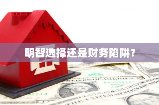 华蓥明智选择还是财务陷阱？